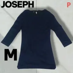 JOSEPH M ネイビー 長袖 モヘヤ混 ニットのサムネイル