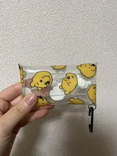 プーさんポーチ 透明 黄色