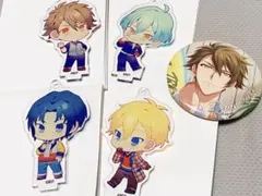 アイナナ キーホルダー カード 缶バッジ ポストカード カフェ特典 セット