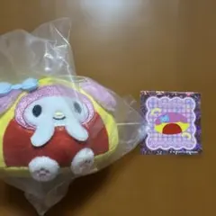 サンリオ にっこりーノ マイメロディ マスコット　シール付き