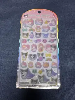 【正規品】マイメロディ クロミ コットンパフィシール　サンリオ