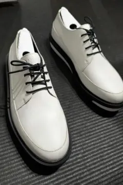 CAMPER カンペール Brutus 厚底 レザーシューズ 白 42 美品