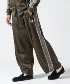 needles B'2nd 別注　H.D ヒザデル　トラックパンツ　オリーブ　M