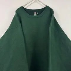 FRUIT OF THE LOOM トレーナー スウェット 緑 グリーン
