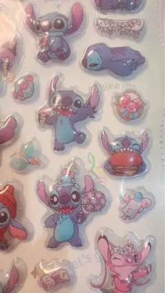 スティッチ ボンボンドロップ シール