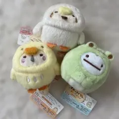 サンエックス　てのりぬいぐるみ　みにっコ　すずめ　ふくろう　おばけ　すみっコ