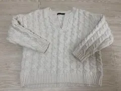 PAGEBOY ケーブルニット セーター