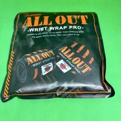 【未使用】ALLOUT リストラップ ウエイトトレーニング 24インチ　オレンジ