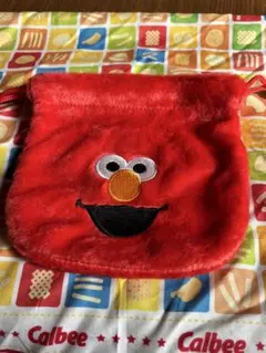 エルモ フリースポーチ 赤