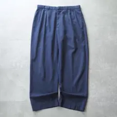 50s ナス紺 レーヨンギャバジン ナイロン混紡 スラックス ヴィンテージ 50s ナス紺 レーヨンギャバジン ナイロン混紡 スラックス ヴィンテージ