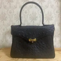 GIVENCHY SACS リアルクロコ ワニ革ハンドバッグ 1990年代 - メルカリ