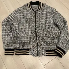 Ritmo Latino（リトモラティーノ） ジップアップツイードブルゾン