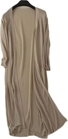 ☘️おしゃれ〜☘️ ロングカーディガン レディース 薄手 オールシーズン　L