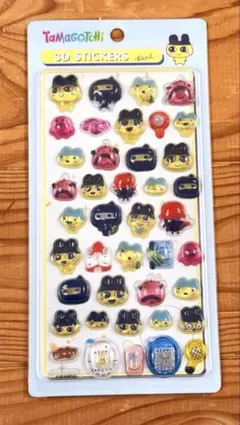 Tamagotchi 3Dステッカー シート1枚