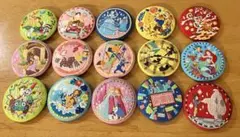 ディズニー　刺繍缶バッジ２　　 全15種コンプリートセット