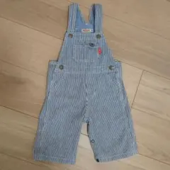 ミキハウス ストライプオーバーオール Mサイズ