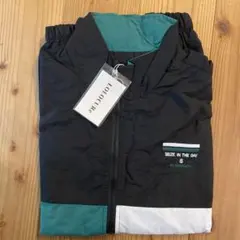 JOLICURE ナイロンジャケット S ブラック/グリーン/ホワイト