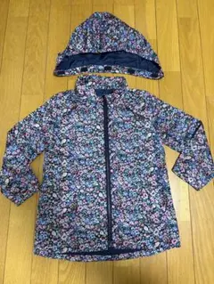 H&M ジャンバー　ウインドブレーカー　花柄ジャケット（フード付き）　女の子