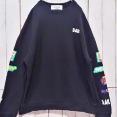 ATTENTION スリーブロゴプリントスウェット