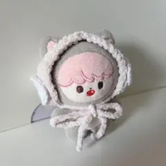 イヤーマフ ぬい服 10cm ウィッシュコア ピンクラメ ①