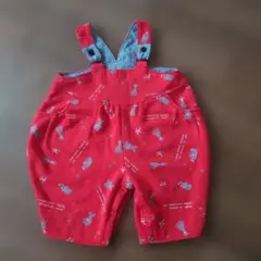 レトロ。サロペット。動物柄。総柄。80cm