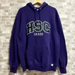 RUSSELL ATHLETIC カレッジロゴ パーカー バックプリント L