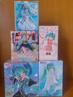 新品未開封初音ミクフィギュア6体まとめシナモロールぬーどる