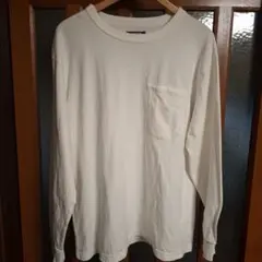 ノースフェイス　パープルレーベル　ロンT 白色　L