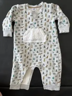 裏起毛 ロンパース