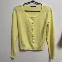 INGNI イエローカーディガン M