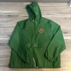 【XXL】90s SPORTSMASTER アメリカ製 ナイロンパーカーグリーンのサムネイル