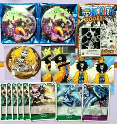 ONE PIECE　ワンピース　ブルック　まとめ売り　缶バッジ カード類