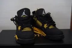 Air Jordan 4 ブラック/イエロー
