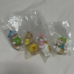 モフサンド×サンリオキャラクターズ なりきりフィギュア 4点セット ガチャ