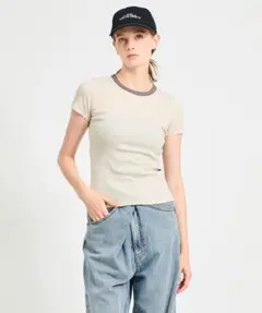 ESTNATION エストネーション リンガーTシャツ 半袖 クルーネックのサムネイル