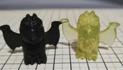 『ラドン』ゴジラ怪獣軍団　ゴジケシ　色違い2体セット　中古美品