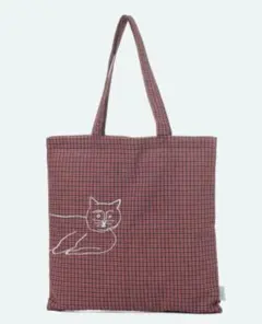 【Orneko BY CLIP】刺繍トートバッグ　ネコ　猫　cat キャット