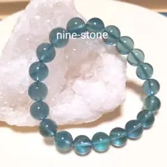 ブルーグリーンフローライト　天然石　ブレスレット