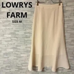 ローリーズファーム　スカート　【M】　ホワイト　おしゃれ　上品　大人女性　可愛い