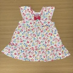 miki house 花柄ワンピース チュニック 90cmのサムネイル