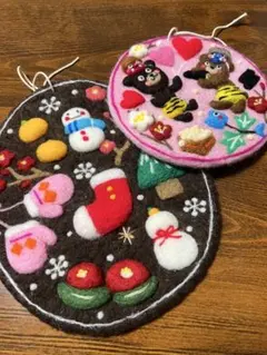 ‼️るんぼ様専用‼️ 冬の飾り　雪だるま　クリスマス　お正月　25×21 節分