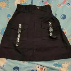 ラブボート 黒いポケット付きスカート