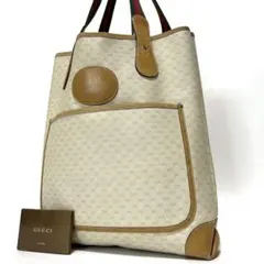 グッチ　トートバッグ　シェリーライン　スプリーム　マイクロGG 肩がけ　A4