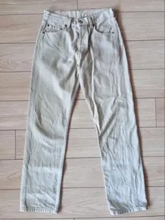 リーバイス　made in usa 501 ヴィンテージ　カラーデニム　ベージュ