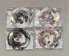 コミケ 鬼滅 伊黒小芭内 甘露寺蜜璃 E賞 57mm箔押し缶バッジ4個セット