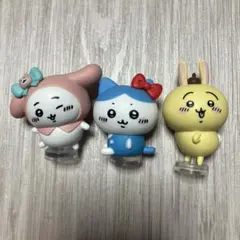 ちいかわ×サンリオキャラクターズ　なりきりフィギュア　ちいかわ　ハチワレ　うさぎ