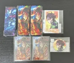 鬼滅の刃くじ 炭治郎4種6点セット＋猗窩座缶バッジ