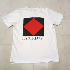 SATURDAYS NEWYORK CITY 半袖 Tシャツ　プリントロゴ Ｓ