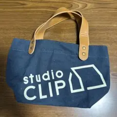 studio CLIP ミニトートバッグ キャンバス グレーのサムネイル