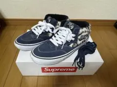 Supreme Vans Half Cab ヒョウ柄 ネイビー スニーカーのサムネイル